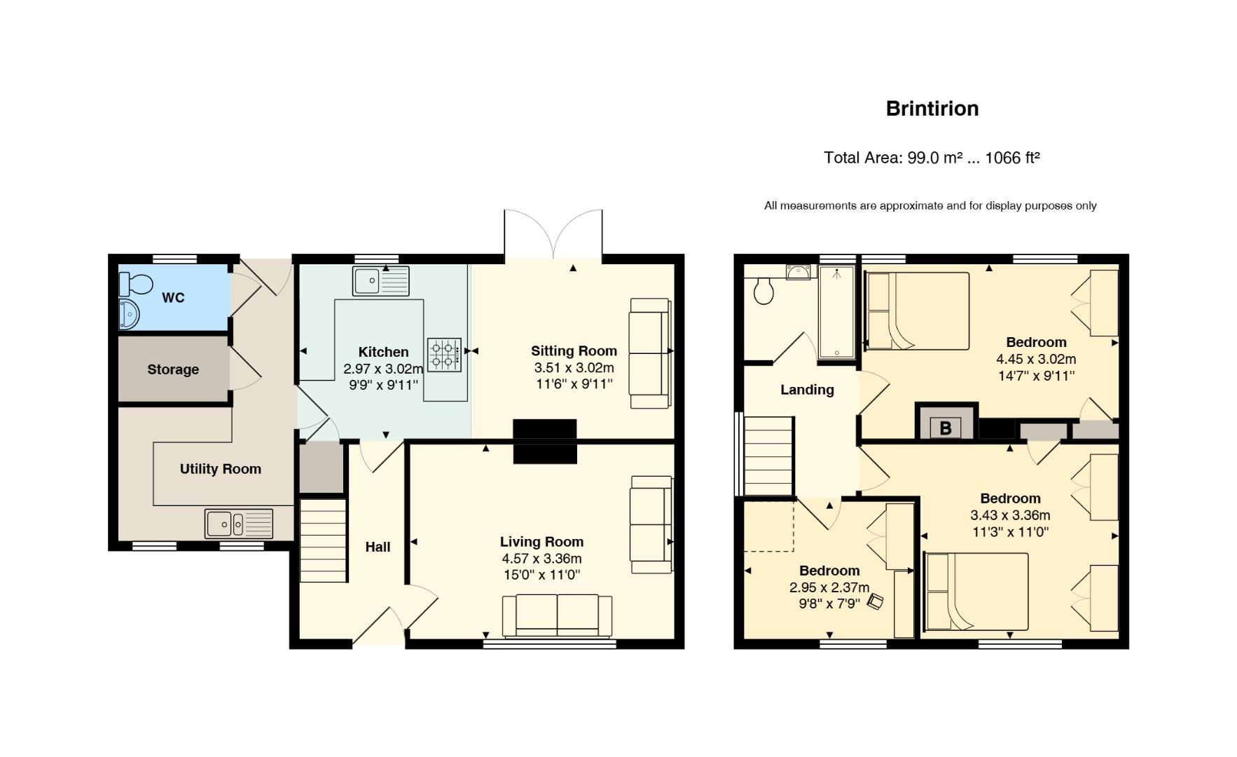Floorplan for Bryntirion, Bedwas, Caerphilly